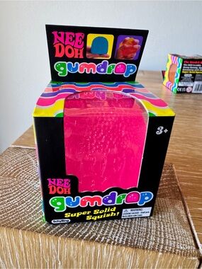 NeeDoh GumDrop Pink (2022) Brand New Sealed in Box, Ready to Ship Immediately!